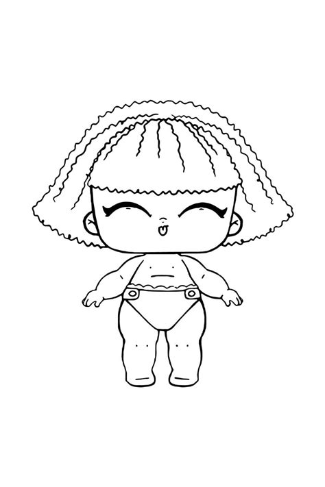 Lol Baby Shiny Coloring Page Free Printable Coloring Pages For Kids