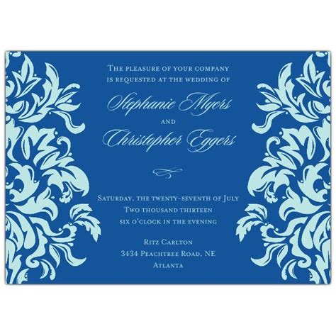 Baby Blue Wedding Invitations Invitation Design Blog