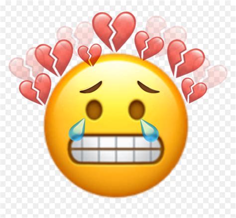 Cry Crybaby Emoji Emojis Emojisticker Emojiiphone Broken Hearts