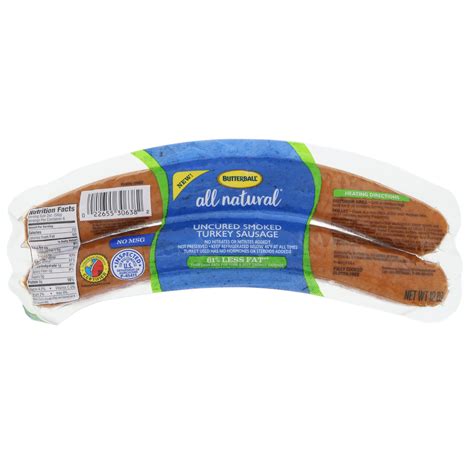 Homemade turkey breakfast sausage is easy to make. Butterball All Natural Uncured Smoked Turkey Sausage ...