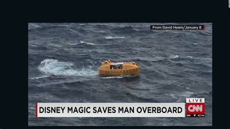 Passing Disney Cruise Rescues Man In Water Cnn Video