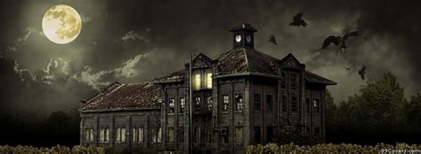 Spooky House Facebook Cover By Halloween Cover Photos