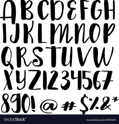 Fonts Alphabet Letters Calligraphy