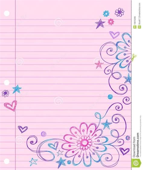 Printable Cute Notepad Template Printable Word Searches