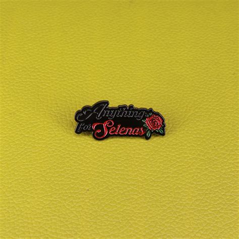Anything For Selenas Enamel Pins Women S Brooch Flower Badge Feminist