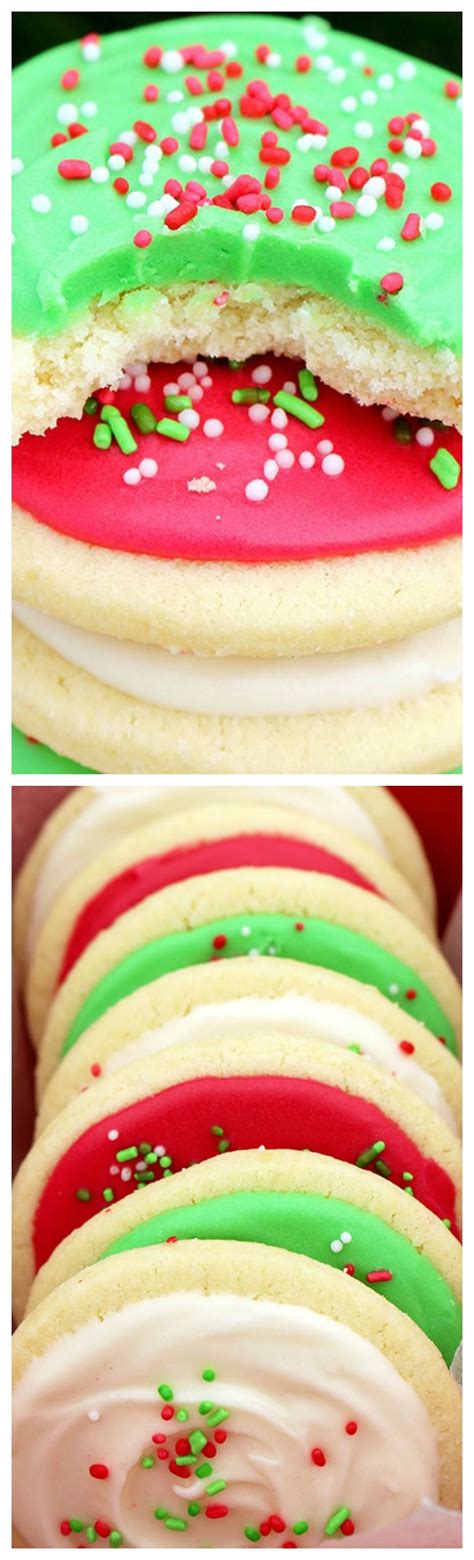 Christmas Sugar Cookies With Cream Cheese Frosting ~ They Are Easy To