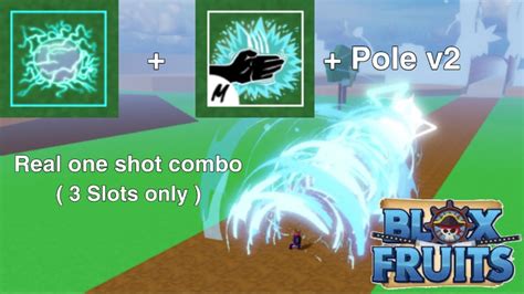 How To One Shot Combo With Rumble Blox Fruit Youtube