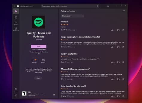 Spotify App Is Automatically Getting Installed On Windows 10 And Windows 11