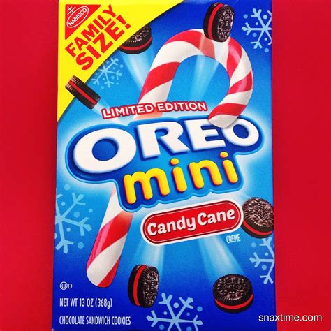 Oreo Mini Candy Cane Limited Edition Christmas Fun Snaxtime