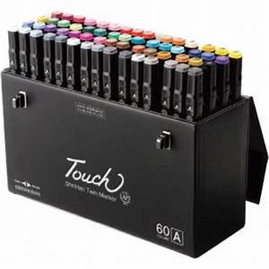 Shinhan Touch Twin Marker 60 Color Set A Tms 60a Hndmd