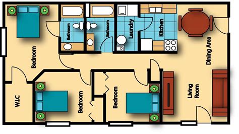 Popular Inspiration 23 800 Sq Ft House Plans 3 Bedroom In 3d