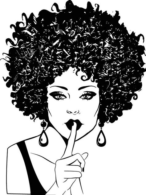 afro woman svg princess queen afro hair diva african american etsy afro women black girl