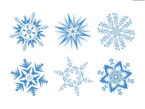 Free Blue Snowflake Transparent Background Download Free Blue