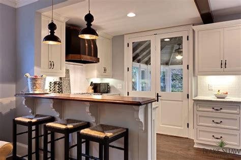 Kitchen Peninsula Breakfast Bar Design Ideas