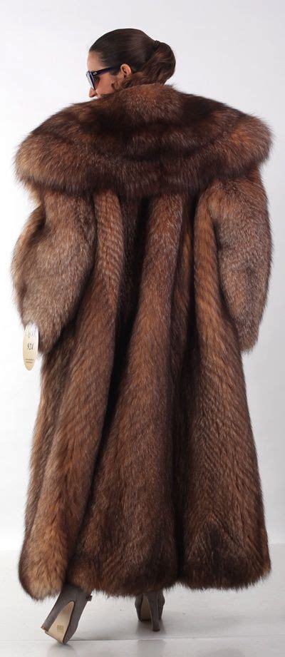 elsa furs fur fashion fur coat fox fur coat
