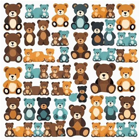 Premium Ai Image Cuddly Teddy Bears
