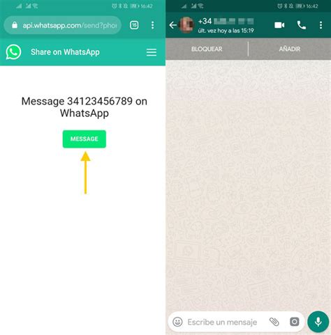 Cómo Enviar Mensajes En Whatsapp Sin Agregar El Número A Los Contactos