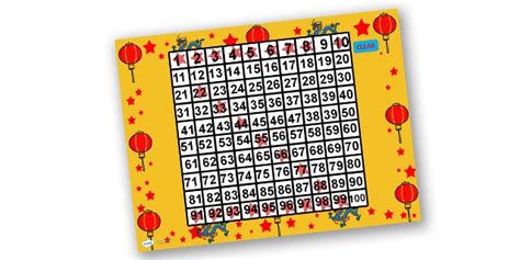 Twinkl Resources Chinease New Year Theme 100 Number Square
