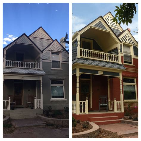 Exterior Painting Before And After Paint Denver Painting Company