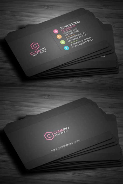 Business Cards Design 26 Ready To Print Templates Design Graphic