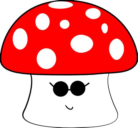 Cool Mushroom Clip Art At Vector Clip Art