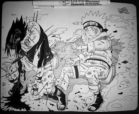Naruto And Sasuke Vs Haku By Arcadeandrew94 On Deviantart