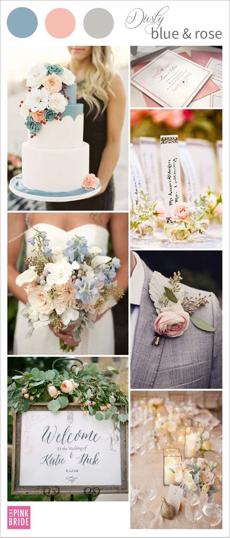 Dusty Rose Wedding Color Palette With Paintcolor Ideas Youll Have No