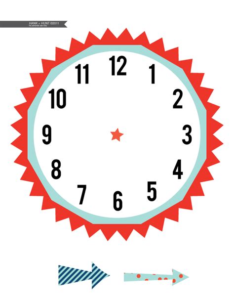 Colorful Blank Clock Clipart Clipart Best Clipart Best