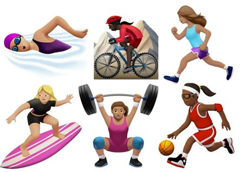 Apple Adds Female Athlete Emojis Into Ios 10 Pinoy Fitness