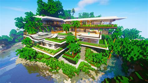 Mansion minecraft houses minecraft villa minecraft house plans modern minecraft houses minecraft structures minecraft houses blueprints our minecraft reproduction of the mount falcon manor house in ballina ireland. MINECRAFT - $10 Million Modern Mansion - YouTube