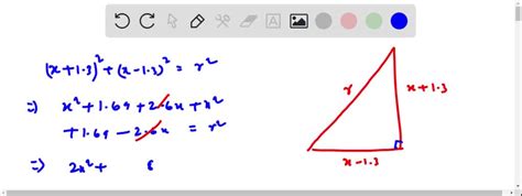 solved suppose you are given right triangle with hypotenuse of length and legs of length x 1 3
