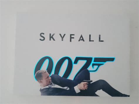 James Bond 007 Skyfall Daniel Craig Poster Blue Neon Catawiki