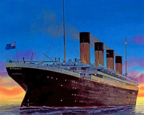 Titanic Ship Paint By Numbers Thepaintbynumberscom