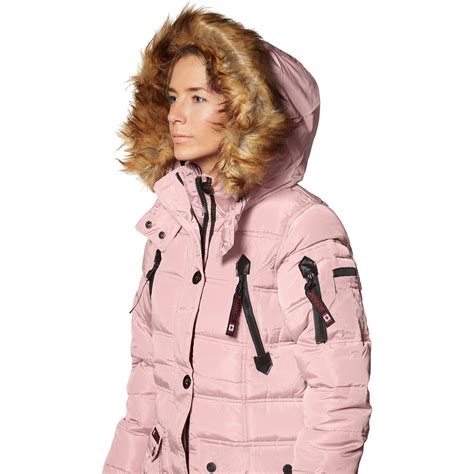 Canada Weather Gear Puffer Coat For Women Long Faux Fur Insulated