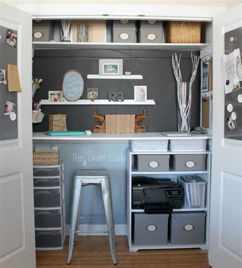 How To Make A Craft Nook In A Closet Rustic Crafts And Diy