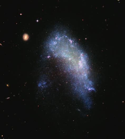 Ngc 1427a A Dwarf Galaxy In The Fornax Cluster Photo Nasa Esa And