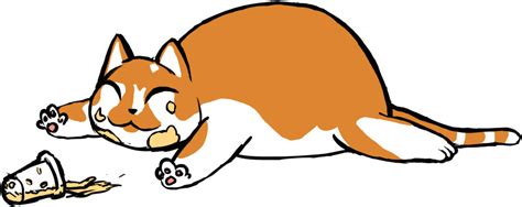 Download Fat Cat Png Clip Art Transparent Png 5777074 Pinclipart