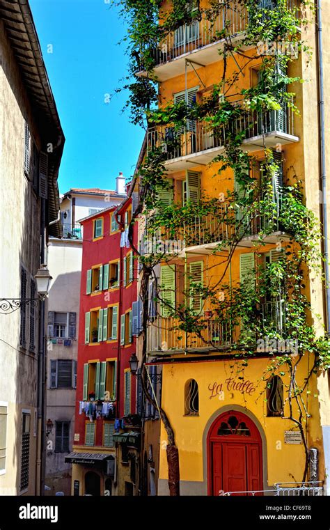 The Old Town Nice Cote Dazur France Stock Photo Alamy