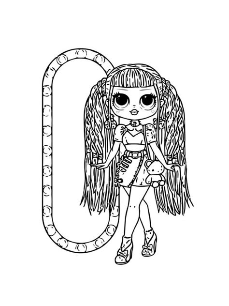 Lol Omg Dolls Printable Coloring Pages Lol Surprise Coloring Book