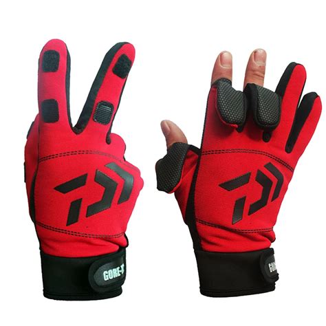 Buy Daiwa Full Finger Winter Warm Fishing Gloves