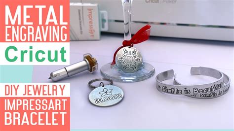 Cricut Metal Engraving Engraving Bracelets And Other Metal Jewelry