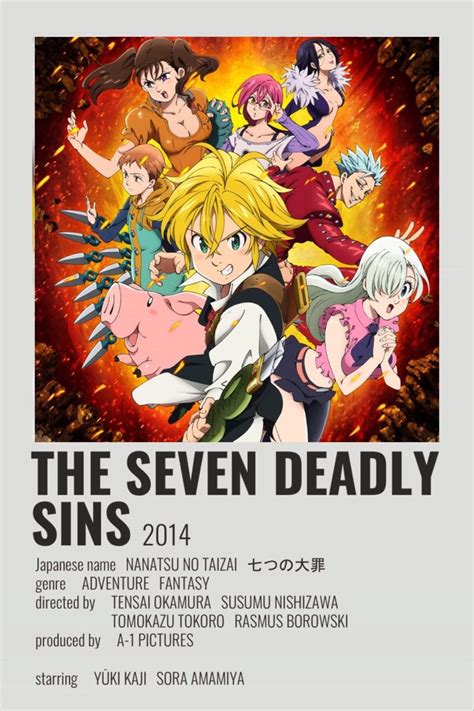 Seven Deadly Sins In Order Anime Japanese Name Why Seven Deadly Sins