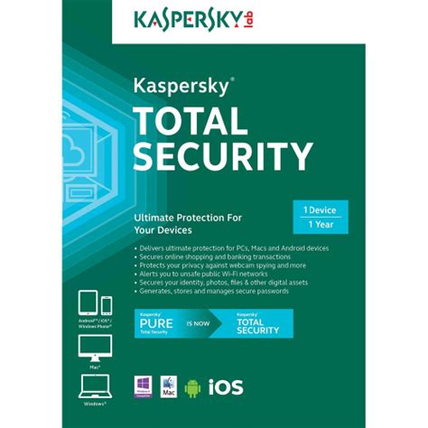 Kaspersky Total Security 2022 1 Year 1 Device Antivirusdeals