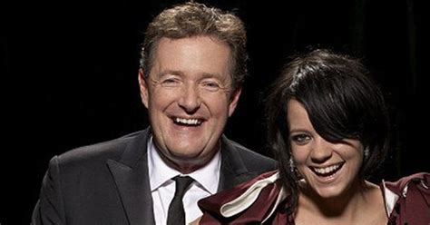 Piers Morgan Leaks Pic Lily Allen Didnt Want You To See Grabbing His