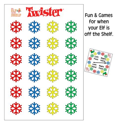 Elf Twister Fun And Games For Your Elf When He Is Off The Shelf Elf