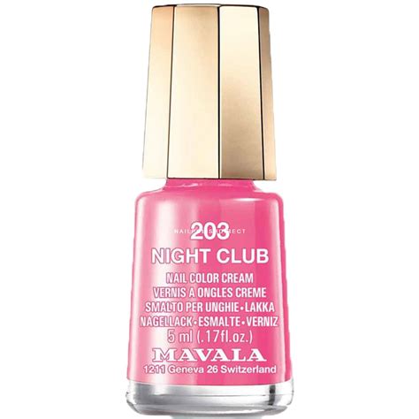 Mini Color Creme Gel Effect Nail Polish Night Club 203 5ml