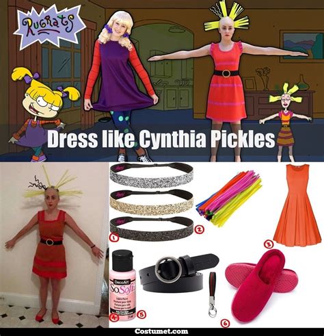 Cynthia Pickles Rugrats Costume For Cosplay And Halloween Rugrats Costume Rugrats Costumes