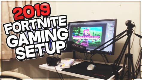 2019 Fortnite Gaming Setup Tour Youtube