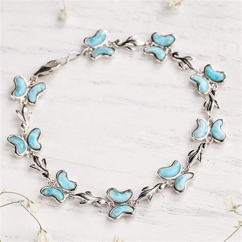 Larimar Butterfly Bracelet Mindfulsouls
