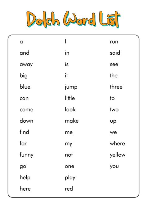 15 First 100 Sight Words Printable Worksheets Free Pdf At